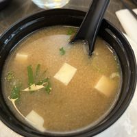 Miso soup  at Yoshi - Sushi & More in Madrid