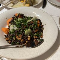 Lentils and yam  at abcV in New York City