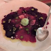 Market beets (incredibly delicious) at abcV in New York City