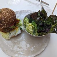 Maitake sandwich at abcV in New York City