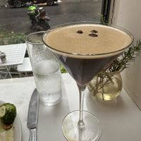 I forget what this was called, espresso martini? Solid   at abcV in New York City