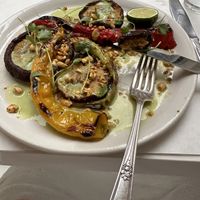 Grilled shiitake mushrooms  at abcV in New York City