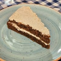 Tarta de zanahoria vegana at La Ecologica in Tenerife