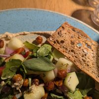 Hummus (ate most of it before getting a proper picture) at Marco Polo in Dubrovnik