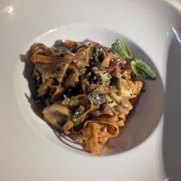 Salad, those are carrots, not noodles, satisfying, peanuty dish. at Marco Polo in Dubrovnik