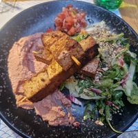 Smoked tofu at Marco Polo in Dubrovnik