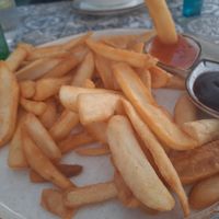 "Homemade" (???) Chips (fries) at Ombra Restaurant in Kotor