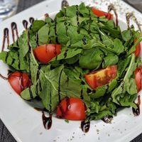 Arugula salad at Ombra Restaurant in Kotor