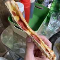 Cheeze & Rasher Toastie  at The Retreat Animal Rescue Farm Sanctuary and Cafe in Ashford