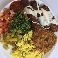Kabab at Tamar's Vegan Food in Tel Aviv