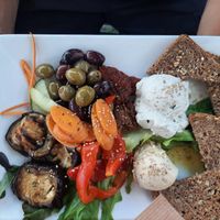 Antipasti Teller at Dreizehn in der Muehle in Augsburg