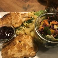 Cashewbär mit Kartoffelsalat at Dreizehn in der Muehle in Augsburg