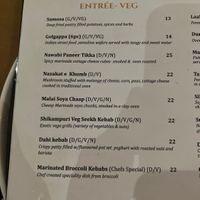Menu  at Spiced by Billu's in Barangaroo
