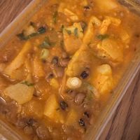 Black eye beannand potato   at The Khukuri Restaurant in Edinburgh