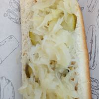 "New Yorker"-Hotdog at Coney 1871 - Kiosk in Wismar