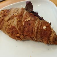 Croissant with faux gras at Madal Food in Budapest