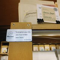 There are so many warm hearted quotes in this place🙏 at Madal Food in Budapest