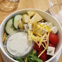 vegetarian salad at Madal Food in Budapest