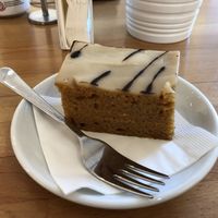 Vegan carrot cake  at Madal Food in Budapest