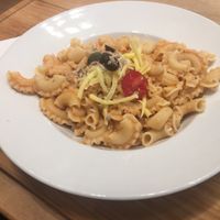 Rose pasta at Madal Food in Budapest