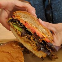 Burger at Madal Food in Budapest