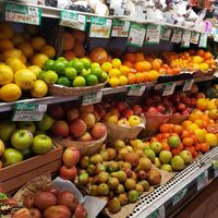 Fruit selection at Red Barn Natural Grocery in Eugene