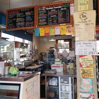 Take out order/smoothie at Red Barn Natural Grocery in Eugene