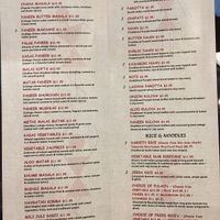 Menu 2 at Adyar Ananda Bhavan A2B in South Plainfield