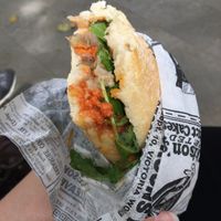 Vegan sandwich! at Es Badulake in Mallorca