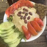 Med salad  at ChocolaTree Organic Oasis in Sedona