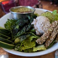Full Green Goddess Salad at ChocolaTree Organic Oasis in Sedona