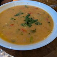 Corn Chowder Bowl at ChocolaTree Organic Oasis in Sedona