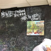 Talk to each other! at Red Scooter Deli in Paso Robles