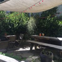 Backyard at Soul Food Organic Store and Cafe in Wanaka