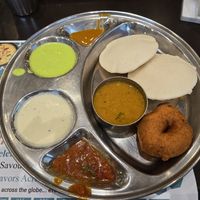 Sambar idli and vada at Saravana Bhavan in Scarborough