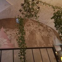 Inside restaurant at L'OV Osteria Vegetariana in Florence