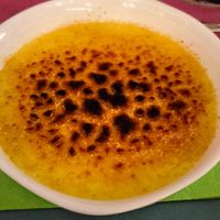 Crema catalana  #Veganuary at L'OV Osteria Vegetariana in Florence