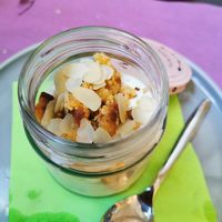 Mimosa cake #Veganuary at L'OV Osteria Vegetariana in Florence