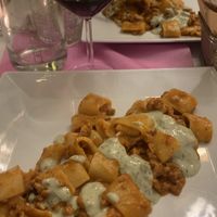 Pasta al ragú (con vino)  at L'OV Osteria Vegetariana in Florence