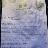  at L'OV Osteria Vegetariana in Florence