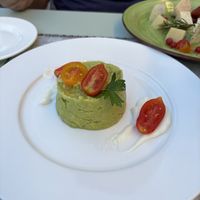 Vegan tartar (bland)  at L'OV Osteria Vegetariana in Florence
