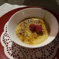 Créeme brûlée vegano   at L'OV Osteria Vegetariana in Florence