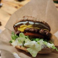 Smash Burger at Veg Machine in Tallinn