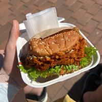 mother trucker burger  at Veg Machine in Tallinn