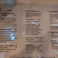 Menu at Veg Machine in Tallinn