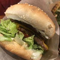 smash burger  at Veg Machine in Tallinn