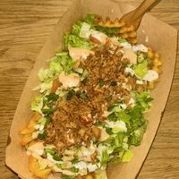 Loaded Fries (8.90€)  at Veg Machine in Tallinn