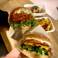 Great burgers! at Veg Machine in Tallinn