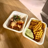 The vegan prawns were delicious! at Veg Machine in Tallinn