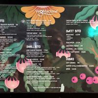 Menu as of 23/07/2025  at Veg Machine in Tallinn